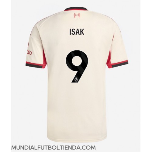 Camiseta Liverpool Alexander Isak #9 Segunda Equipación Replica 2025-26 mangas cortas